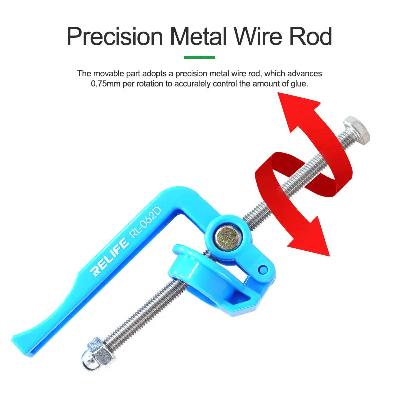 RELIFE 5CC-10CC Rosin Flux Barrel Extruder | Manual Labor-Saving Glue Gun for Syringe