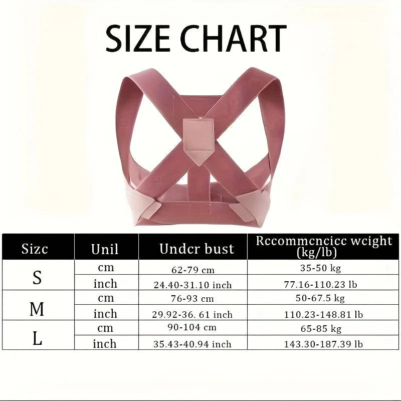Invisible Posture Corrector – Back & Shoulder Support for Adults