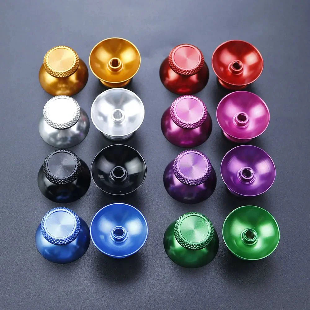 Aluminum Metal Joystick Thumbstick Caps | Premium Replacement Grip Covers for PS5 Controllers