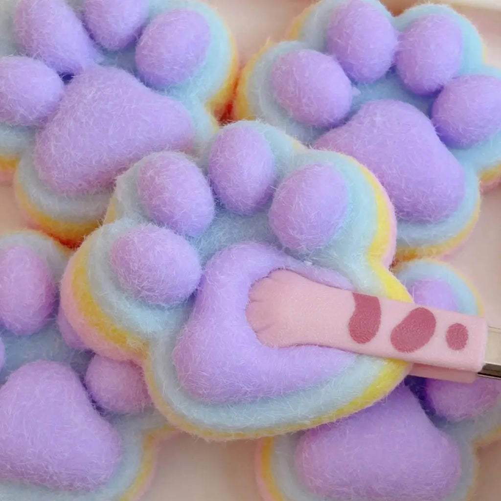 Cat Paw Mochi Squishy Toy | Slow Rebound Plush Fidget Toy for Stress Relief