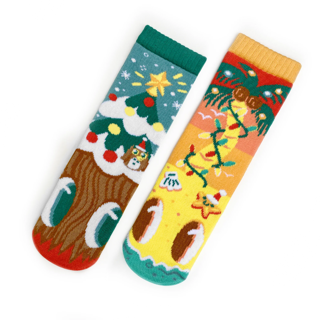 Christmas Piney & Coco | Collectible Mismatched Socks