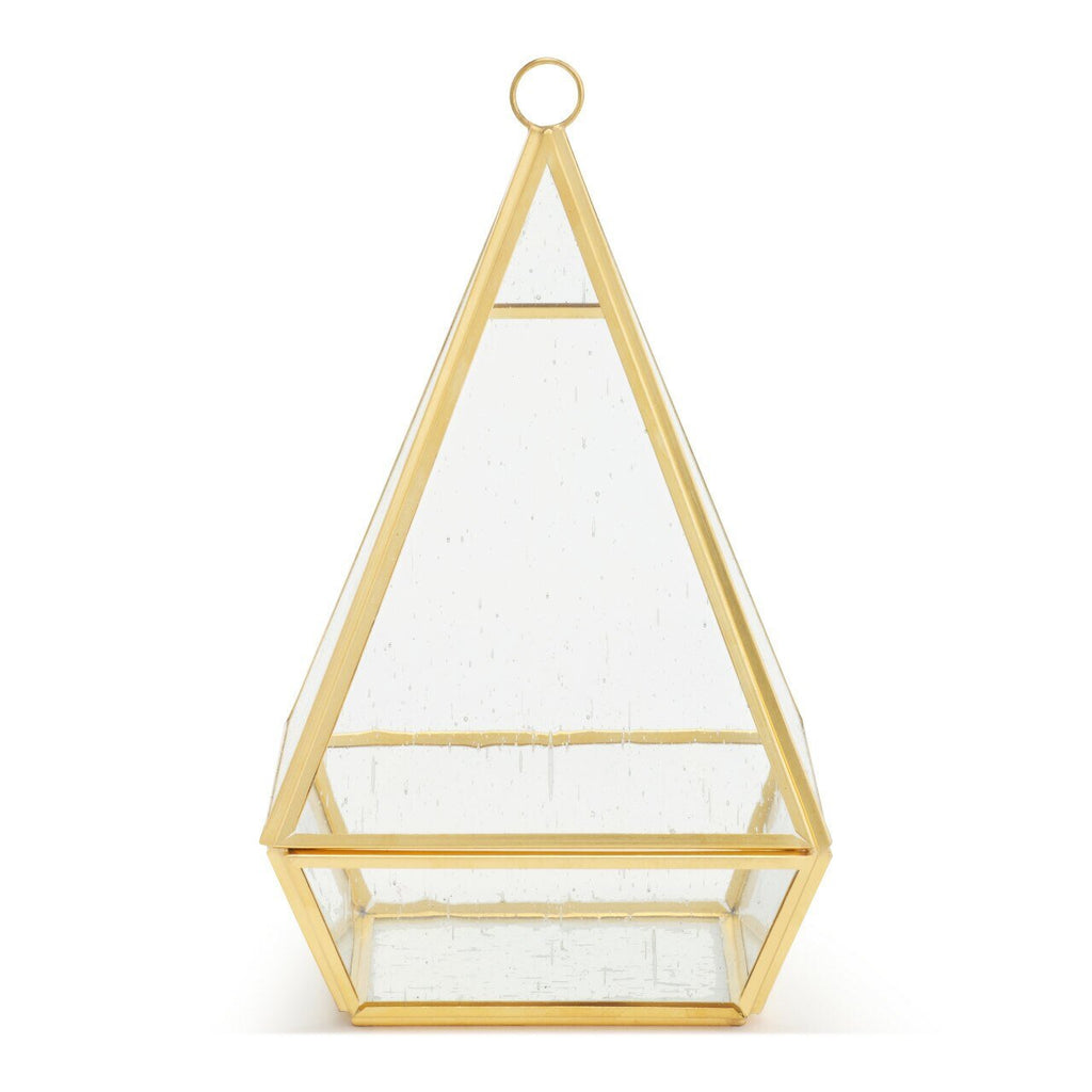 Conservatory Frosted Brass Ornament - Large & Small