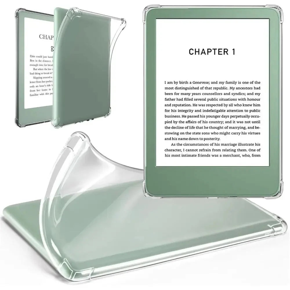 Transparent Kindle Case | Soft TPU Clear Cover