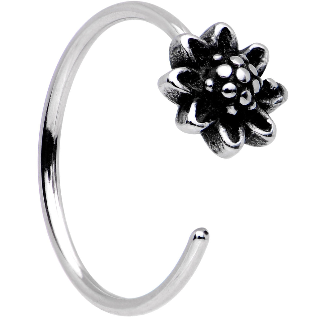 20G Treasure of the Heart Nose Bone Heart Closure Ring Pack Set of 3