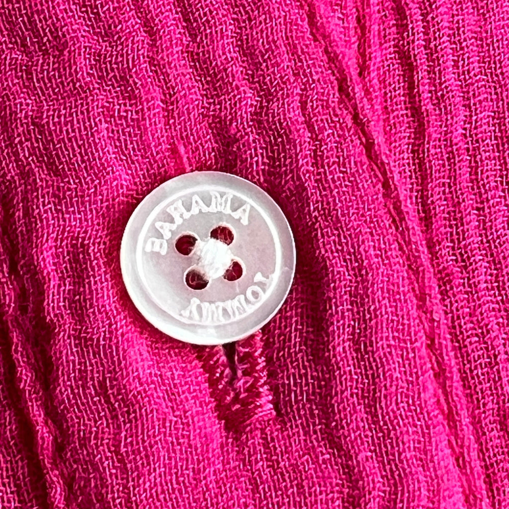 TOMMY BAHAMA Women's Coastview Gauze Top 3/4 Sleeve Rose Bed Size M (New)