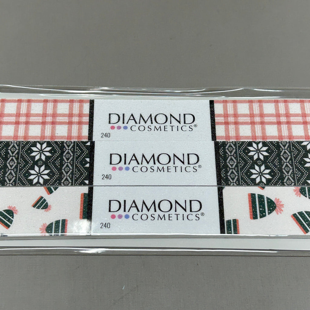 DIAMOND COSMETICS 12 Packs of 3! Holiday Nail Files Multiple Prints 85386DT (New)