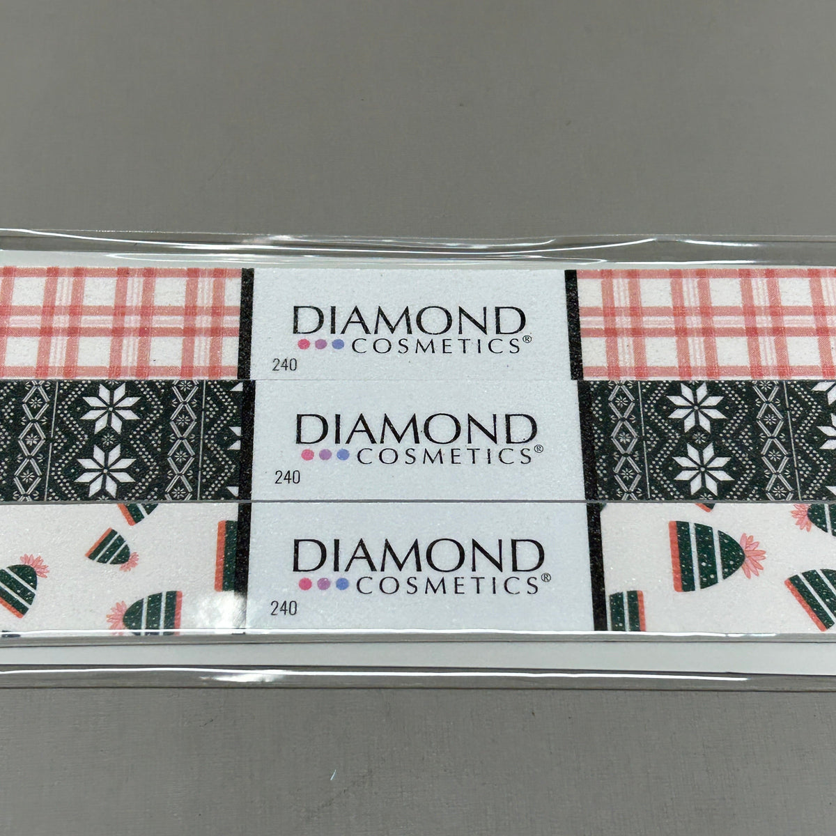 DIAMOND COSMETICS 12 Packs of 3! Holiday Nail Files Multiple Prints 85386DT (New)