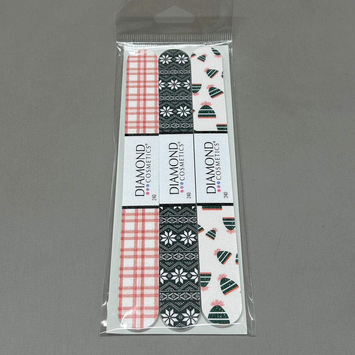 DIAMOND COSMETICS 12 Packs of 3! Holiday Nail Files Multiple Prints 85386DT (New)