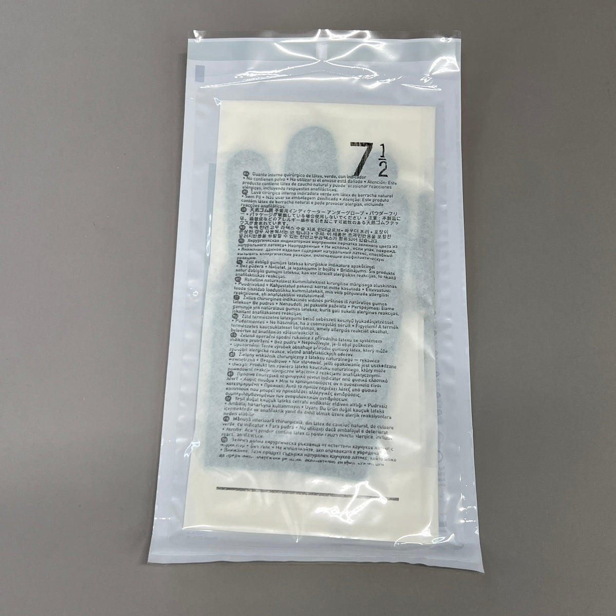 MOLNLYCKE Biogel Latex Surgical Indicator Underglove SZ 7.5 Green 50 Pairs 31275 (New)