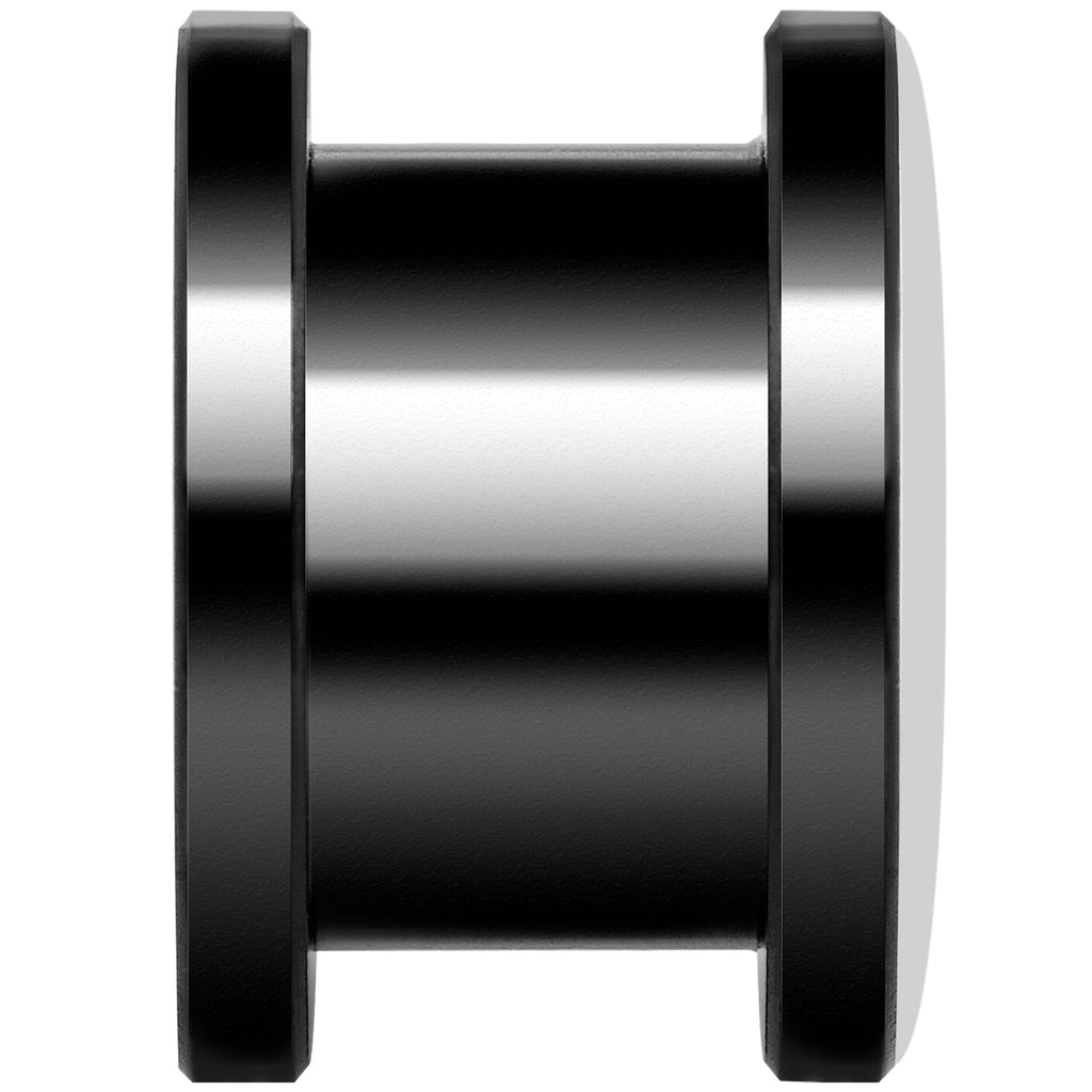 Undead Bride and Groom Halloween Black Anodized Plug Set 1/2