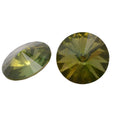 Swarovski Crystal 1122 Round Rivoli 18mm Lemon Citrine - Individual Crystal