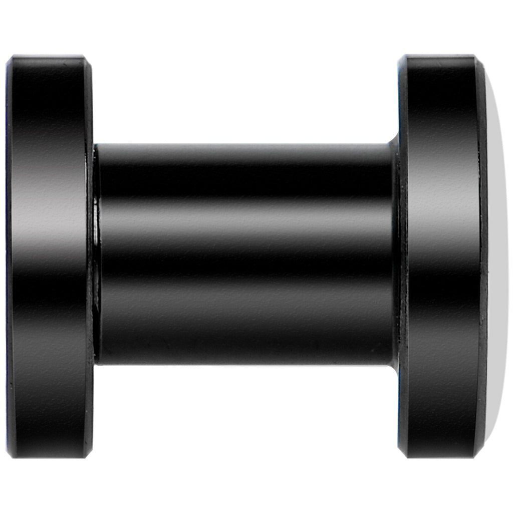 Black White Tiger Eyes Black Anodized Screw Fit Plug Set 4G