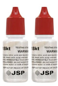 2 JSP 18K Gold Jewelry Testing Acid Solution Test Scrap Tester Solutions Oro Kit