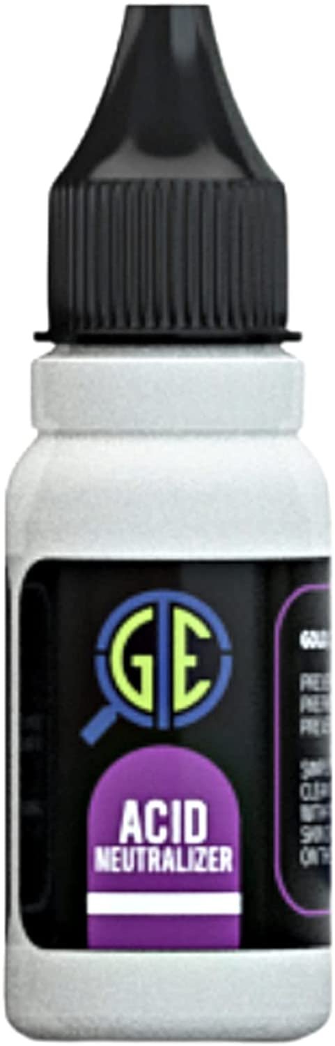 Gold, Silver, Platinum Testing Kit JSP Acids 10K-24K, Neutralizer & 2 Large GTE Testing Stones
