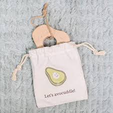 Natural Wood Teether - Available in Apple, Watermelon, Avocado & Strawberry Designs