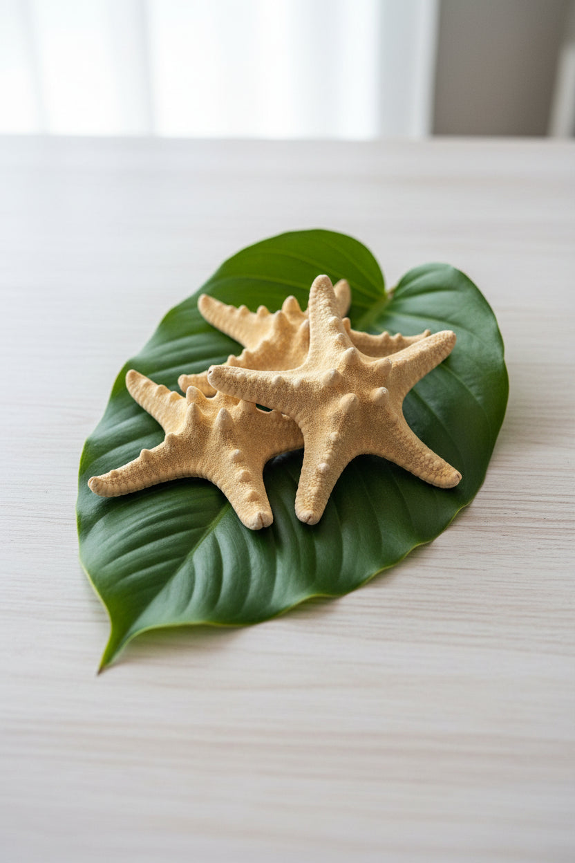 Natural Tan Armoured Knobby Thorny Starfish