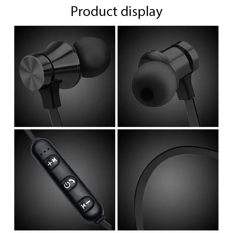 Wireless Bluetooth Neckband Headphones | Sports Earphones with Mic