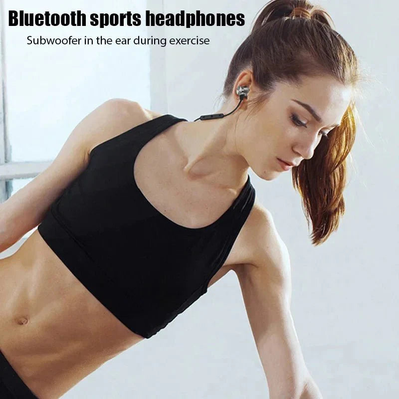 Wireless Bluetooth Neckband Headphones | Sports Earphones with Mic