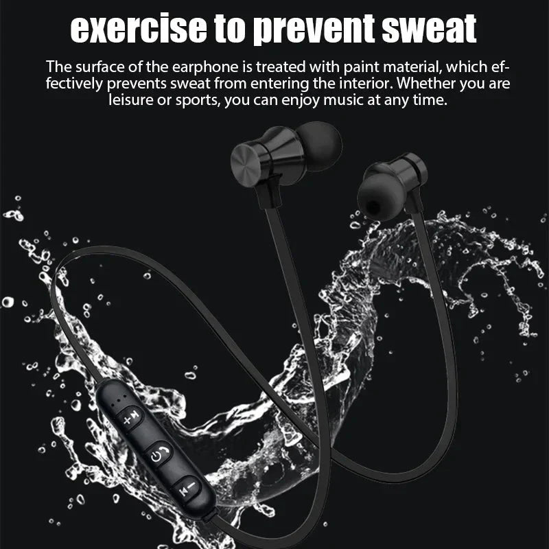 Wireless Bluetooth Neckband Headphones | Sports Earphones with Mic