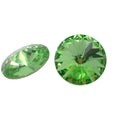Swarovski Crystal 1122 Round Rivoli 18mm Peridot Green - Individual Stone
