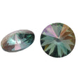 Swarovski Crystal 18mm Round Rivoli in Emerald Green - Individual Crystal Stone