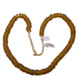 African Glass Amber Honey Rondelle Beads 20 Inch Strand - Traditional Handmade