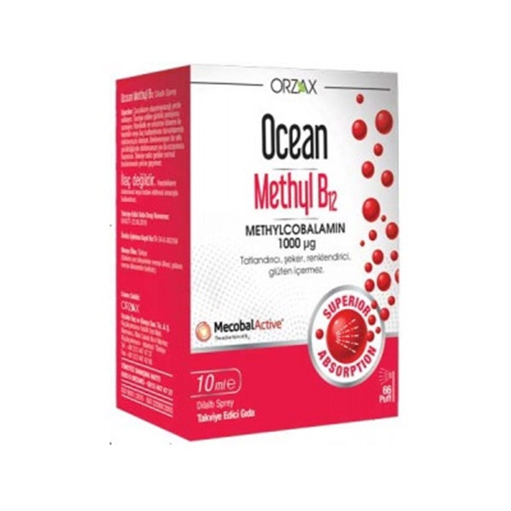 Ocean Methyl B12 Sublingual Spray 10 ml