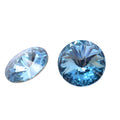 Swarovski Crystal 1122 Rivoli Aquamarine 10.5mm Round Faceted Stone