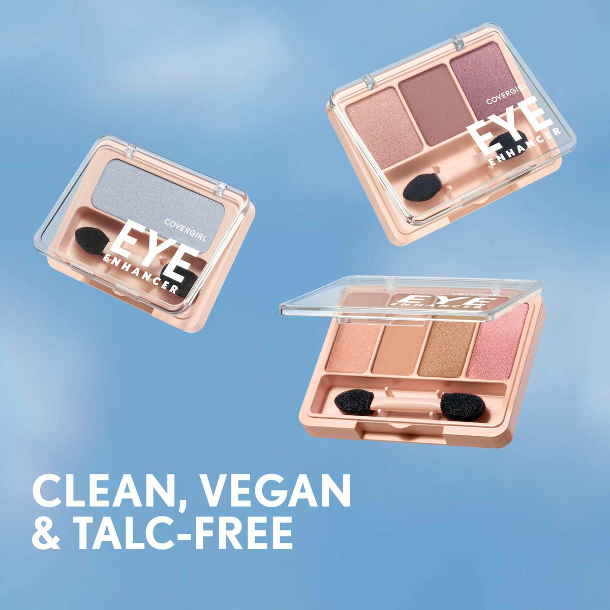 COVERGIRL Eye Enhancer Eyeshadow Quad Bellini Spritz Clean Vegan 0.19oz