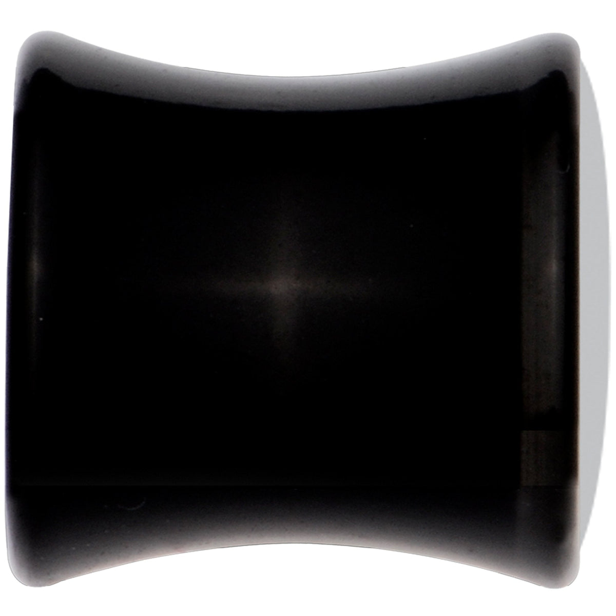 Black Acrylic Pink Grenade Saddle Plug Set 0G