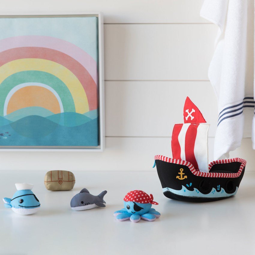 Pirate Ship Floating Fill n Spill Bath Toy