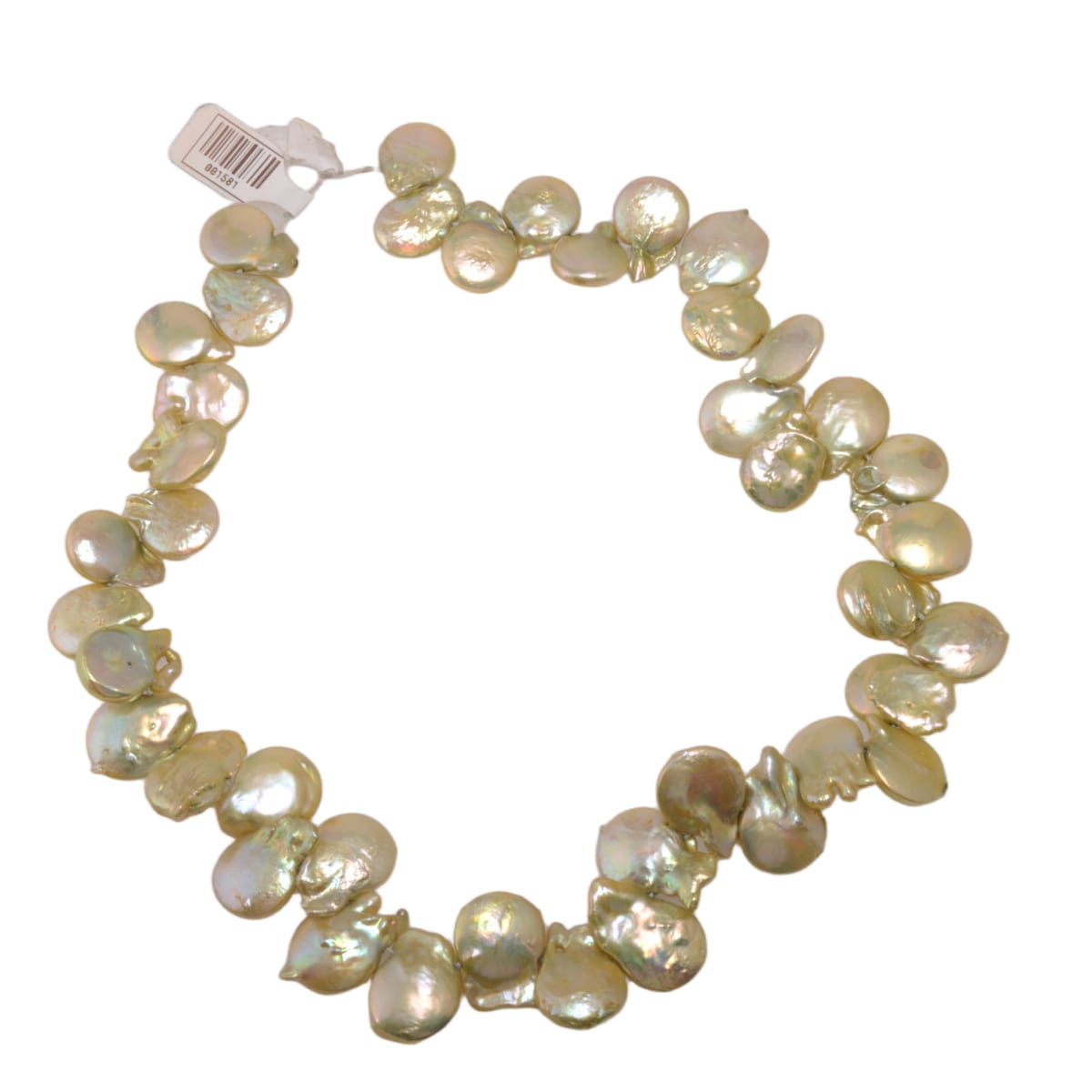 Lemon Keshi Freshwater Pearl Strand 17 Inches - Premium Coin Shape Pearls