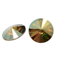 Swarovski 1122 Round Rivoli Crystal 16mm Golden Sahara - Discontinued