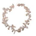 White Freshwater Petal Pearl Strand 16in - Natural Baroque Pearls