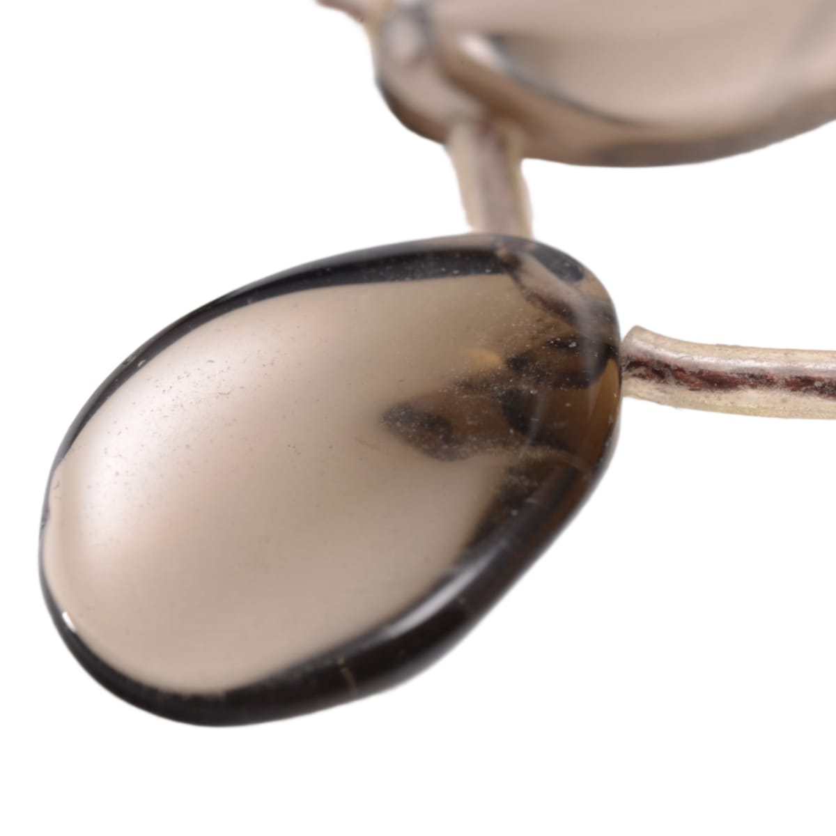 Smoky Quartz Teardrop Beads 15x20mm - 16 Inch Natural Gemstone Strand