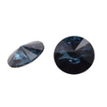Swarovski Crystal 1122 Round Rivoli 10.5mm Montana Blue - Individual Stone