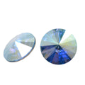 Swarovski Crystal 18mm Round Rivoli Aquamarine AB - Individual Crystal