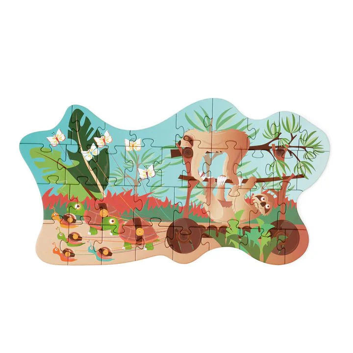 Sloth Contour Puzzle - 35 Piece