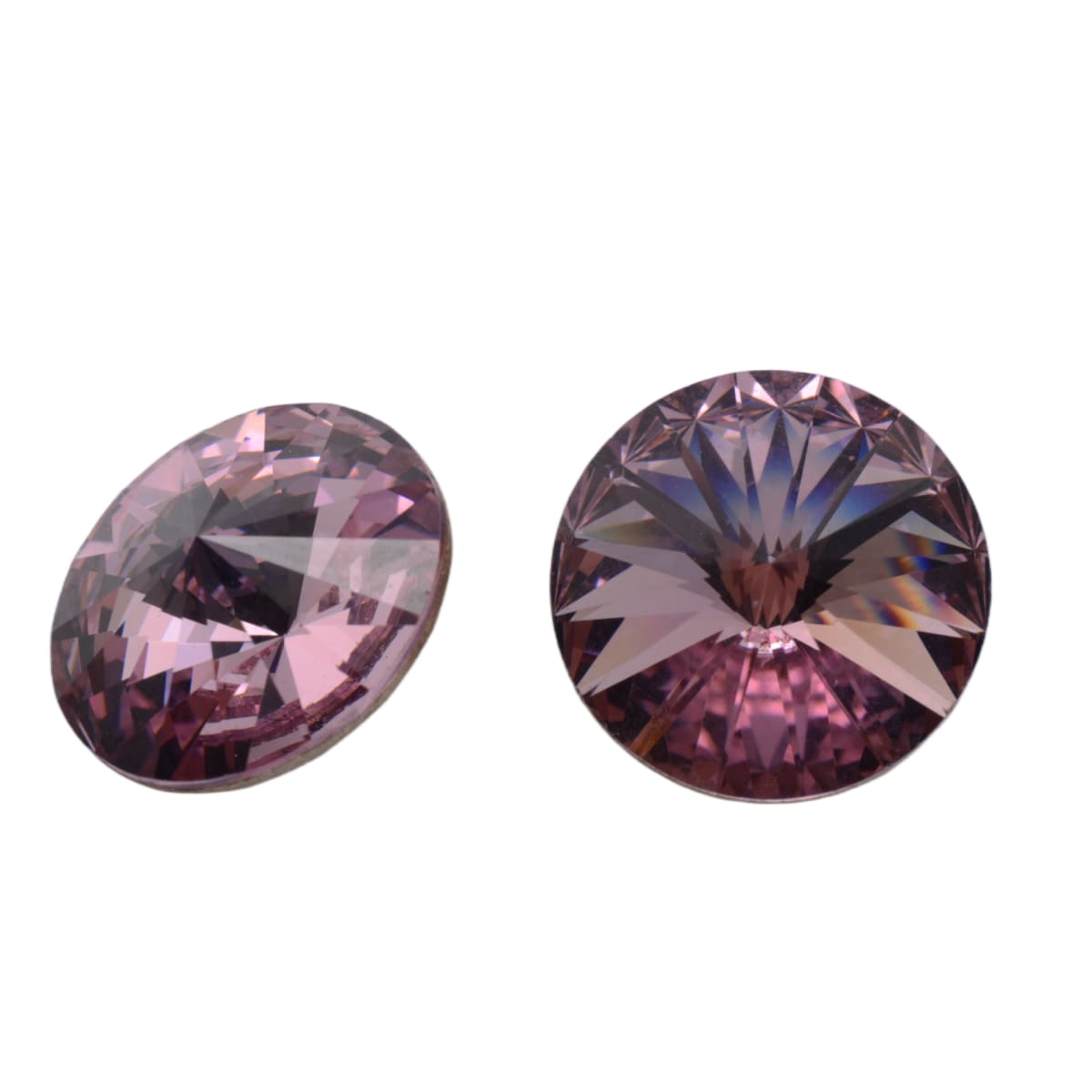 Swarovski Crystal 1122 14mm Rivoli Round Stone - Light Amethyst