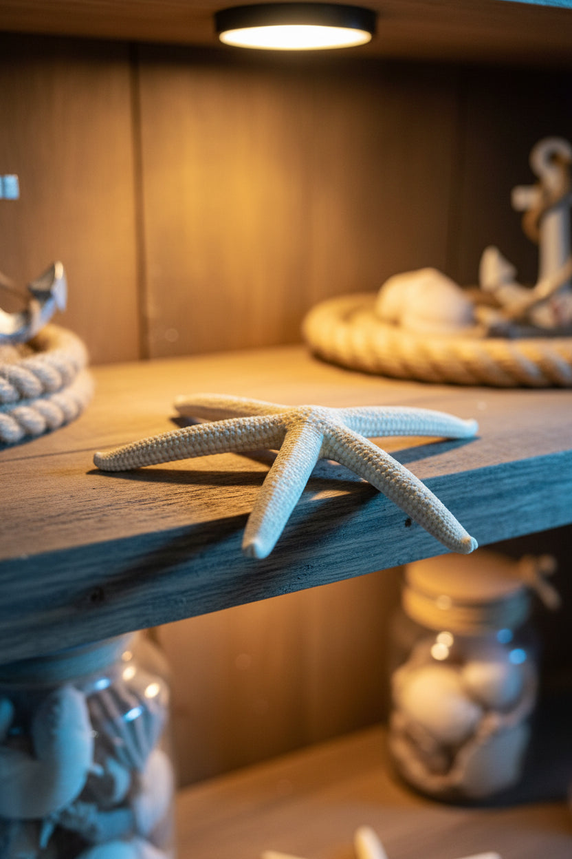 White Pencil Finger Starfish 2-3", 3-4", 4-6"